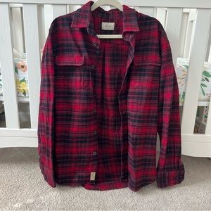 JACHS red flannel button up